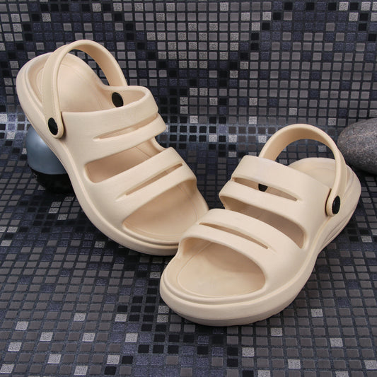 Vrino Daisy Ultra Soft Lightweight EVA Sandals for Women & Girls – Beige