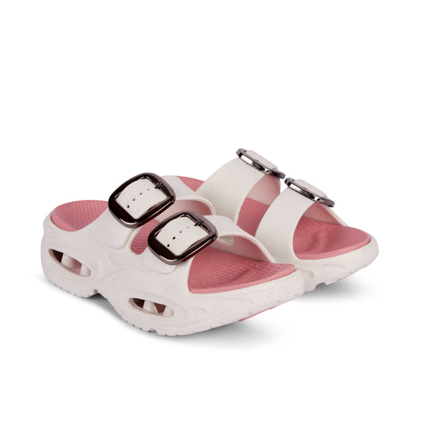 Vrino Socker Ultra Soft Lightweight EVA Sandals for Women & Girls –  White Peach