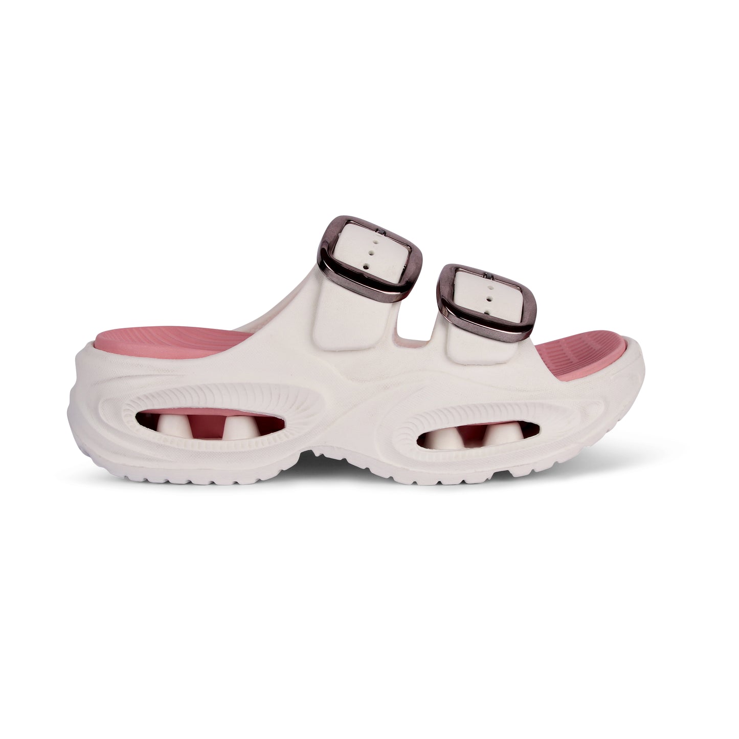 Vrino Socker Ultra Soft Lightweight EVA Sandals for Women & Girls –  White Peach