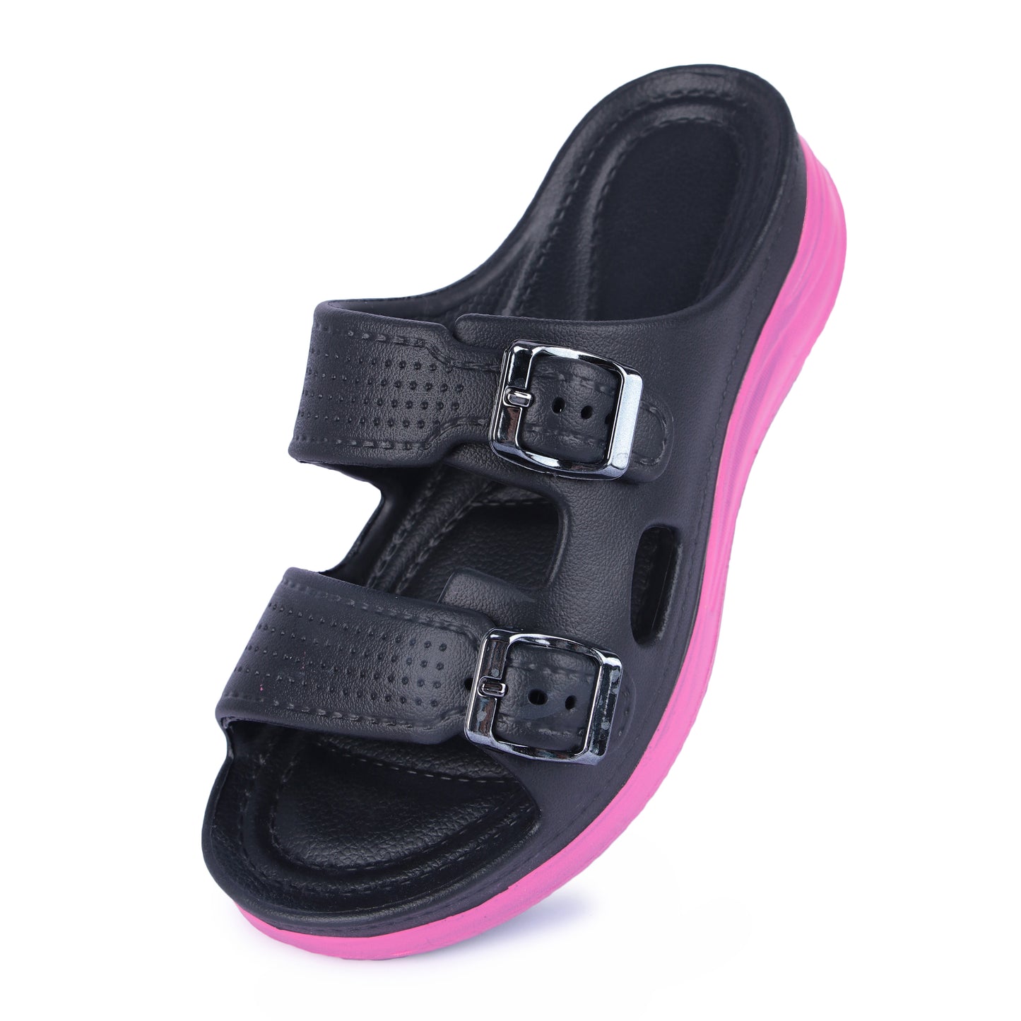 Vrino Alexa Ultra Soft Lightweight EVA Sandals for Women & Girls – Black Onion