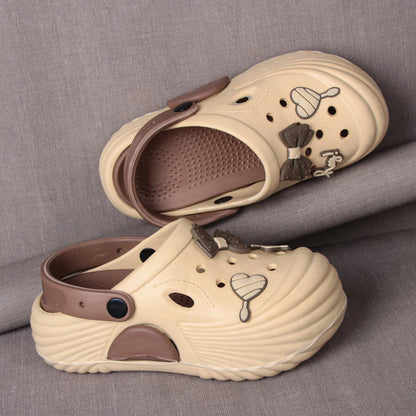 Vrino Queen Ultra Soft Lightweight EVA Clogs for Women & Girls – Brown