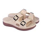 Vrino Alexa Ultra Soft Lightweight EVA Sandals for Women & Girls – Beige Brown