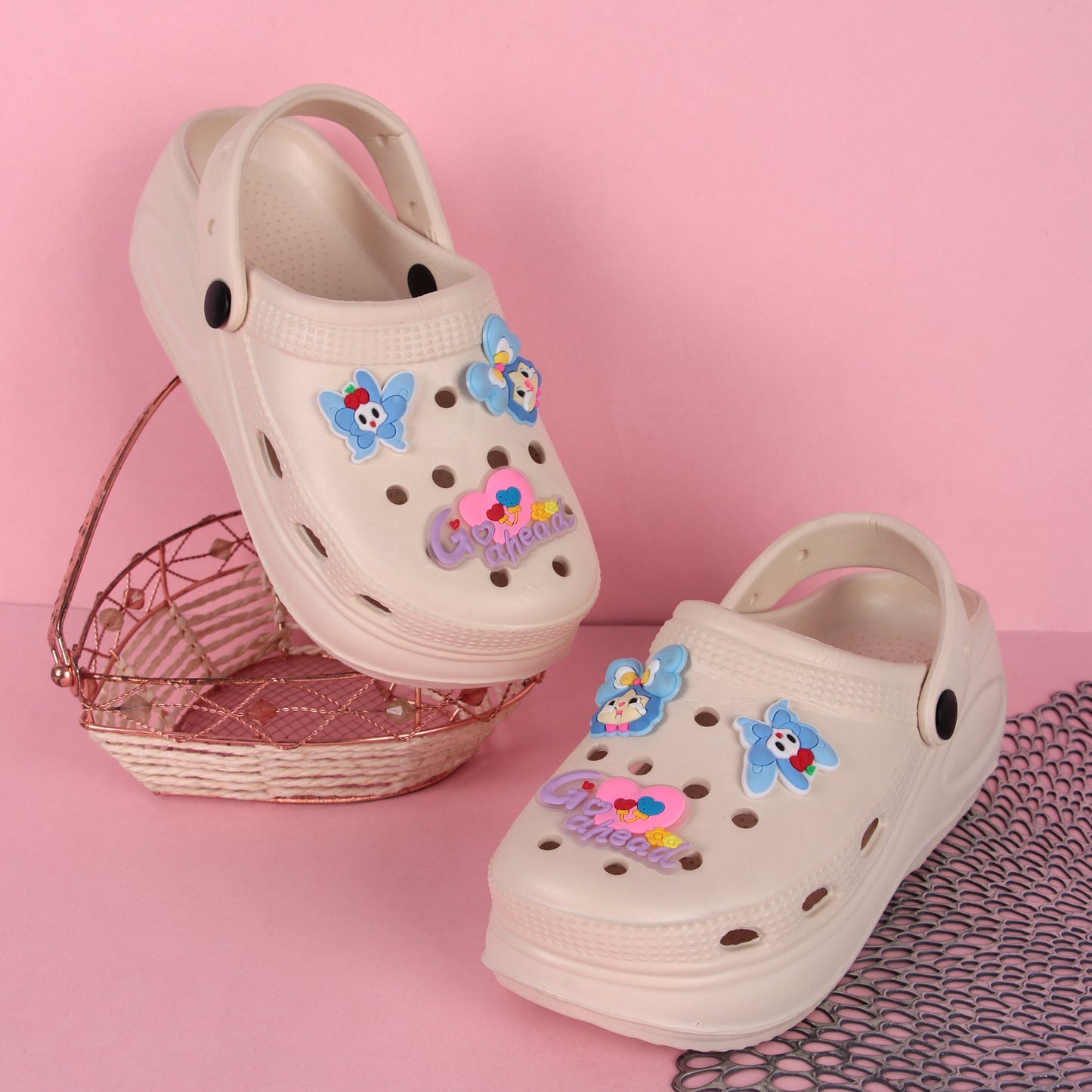 Vrino Rainbow Ultra Soft Lightweight EVA Clogs for Women & Girls