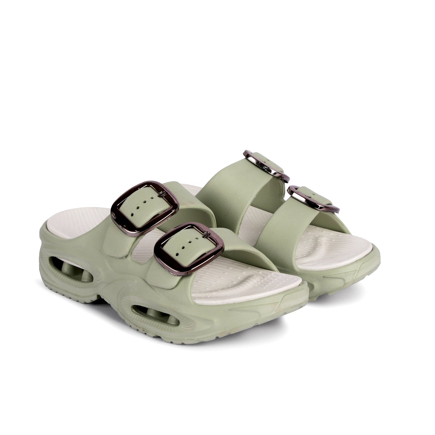 Vrino Socker Ultra Soft Lightweight EVA Sandals for Women & Girls – Olive