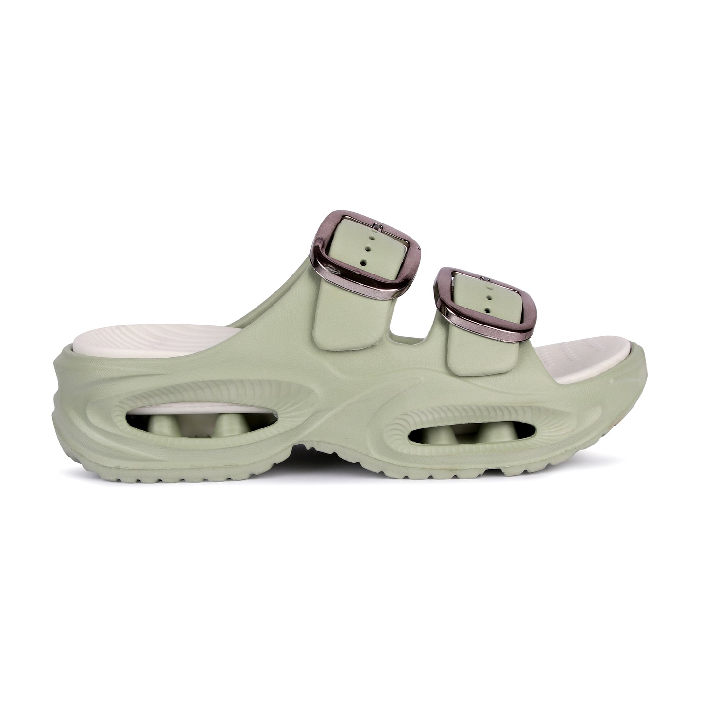 Vrino Socker Ultra Soft Lightweight EVA Sandals for Women & Girls – Olive
