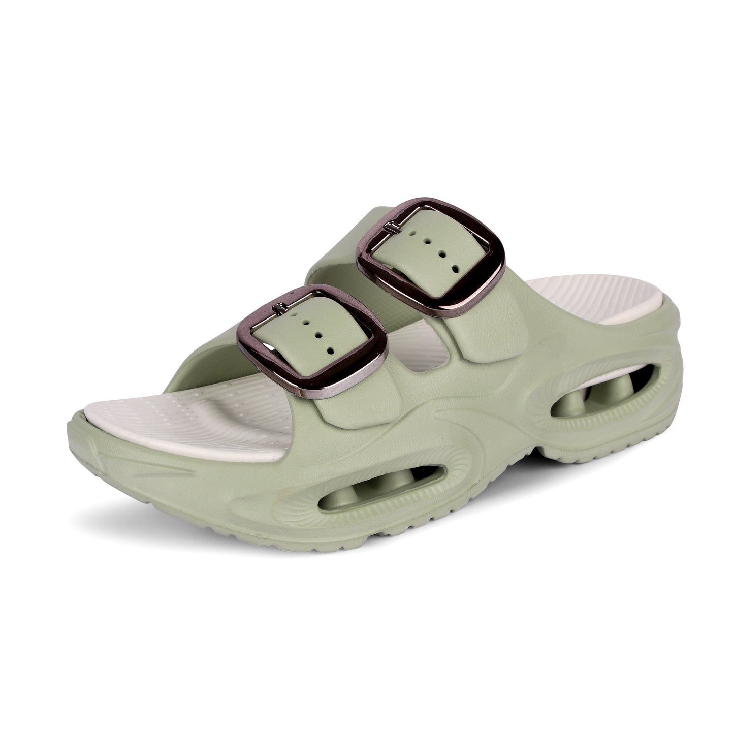 Vrino Socker Ultra Soft Lightweight EVA Sandals for Women & Girls – Olive