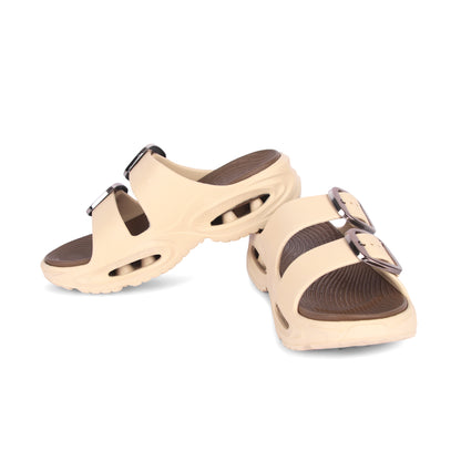 Vrino Socker Ultra Soft Lightweight EVA Sandals for Women & Girls – Beige Brown