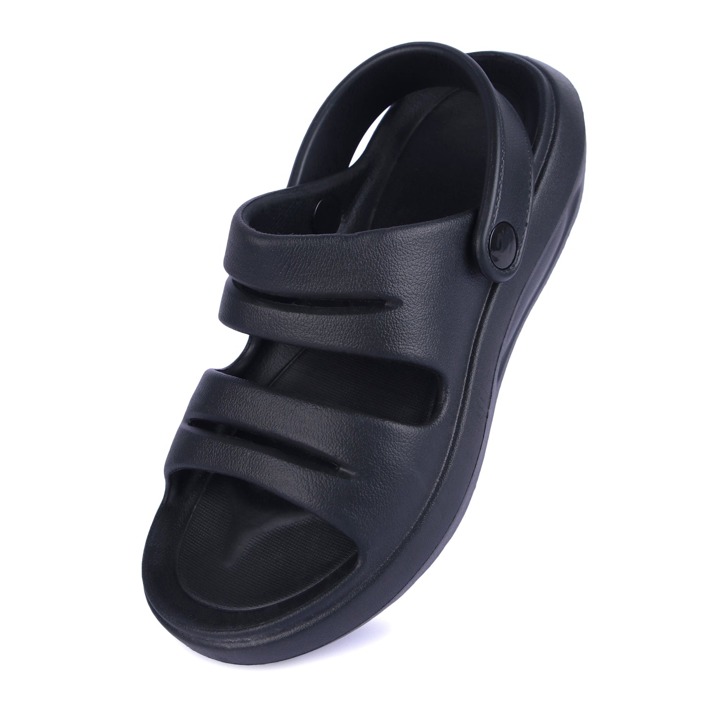 Vrino Daisy Ultra Soft Lightweight EVA Sandals for Women & Girls – Black