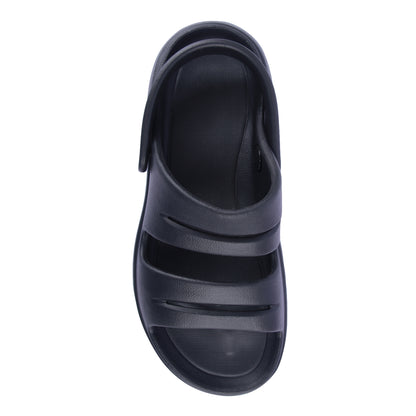 Vrino Daisy Ultra Soft Lightweight EVA Sandals for Women & Girls – Black