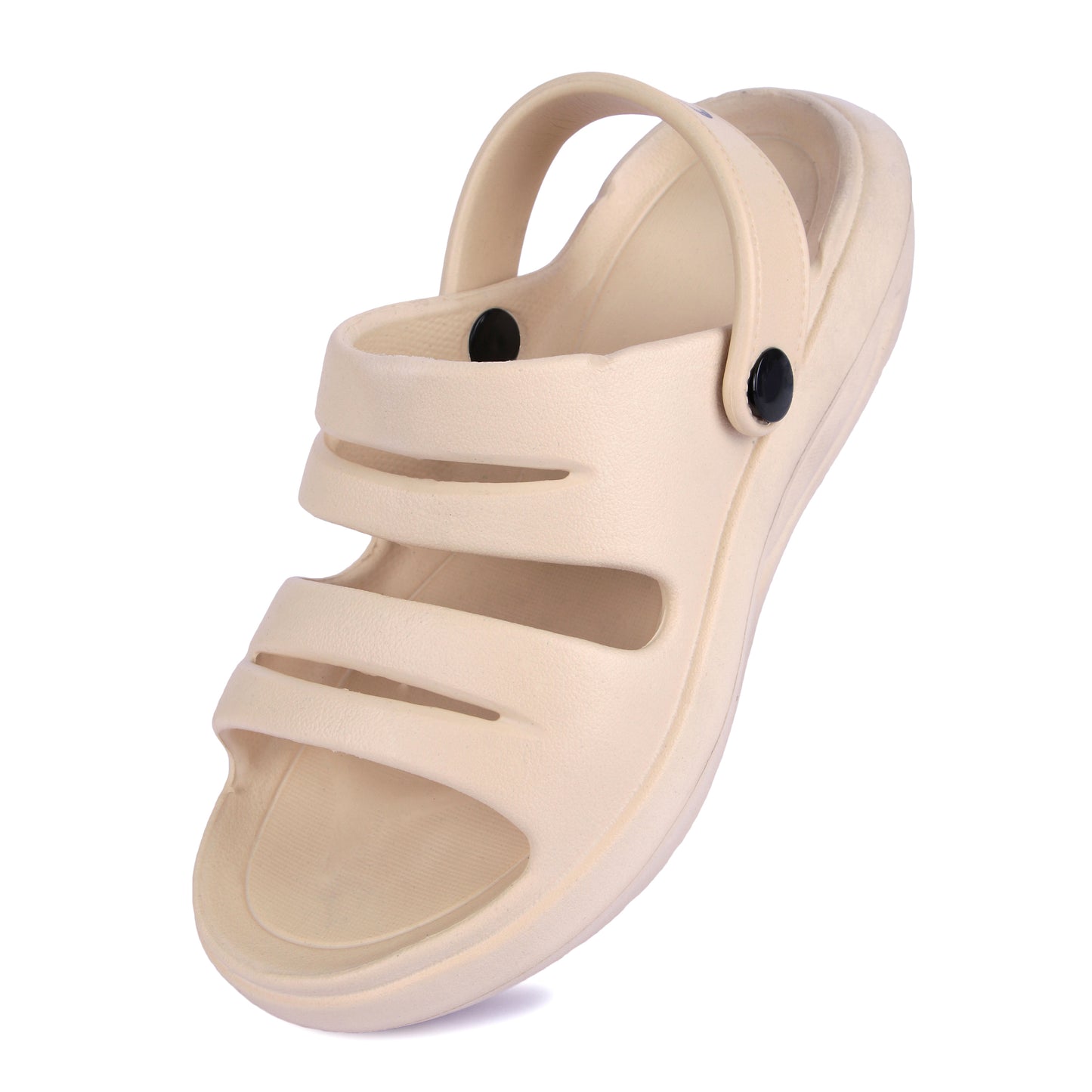 Vrino Daisy Ultra Soft Lightweight EVA Sandals for Women & Girls – Beige