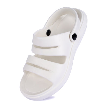 Vrino Daisy Ultra Soft Lightweight EVA Sandals for Women & Girls – White