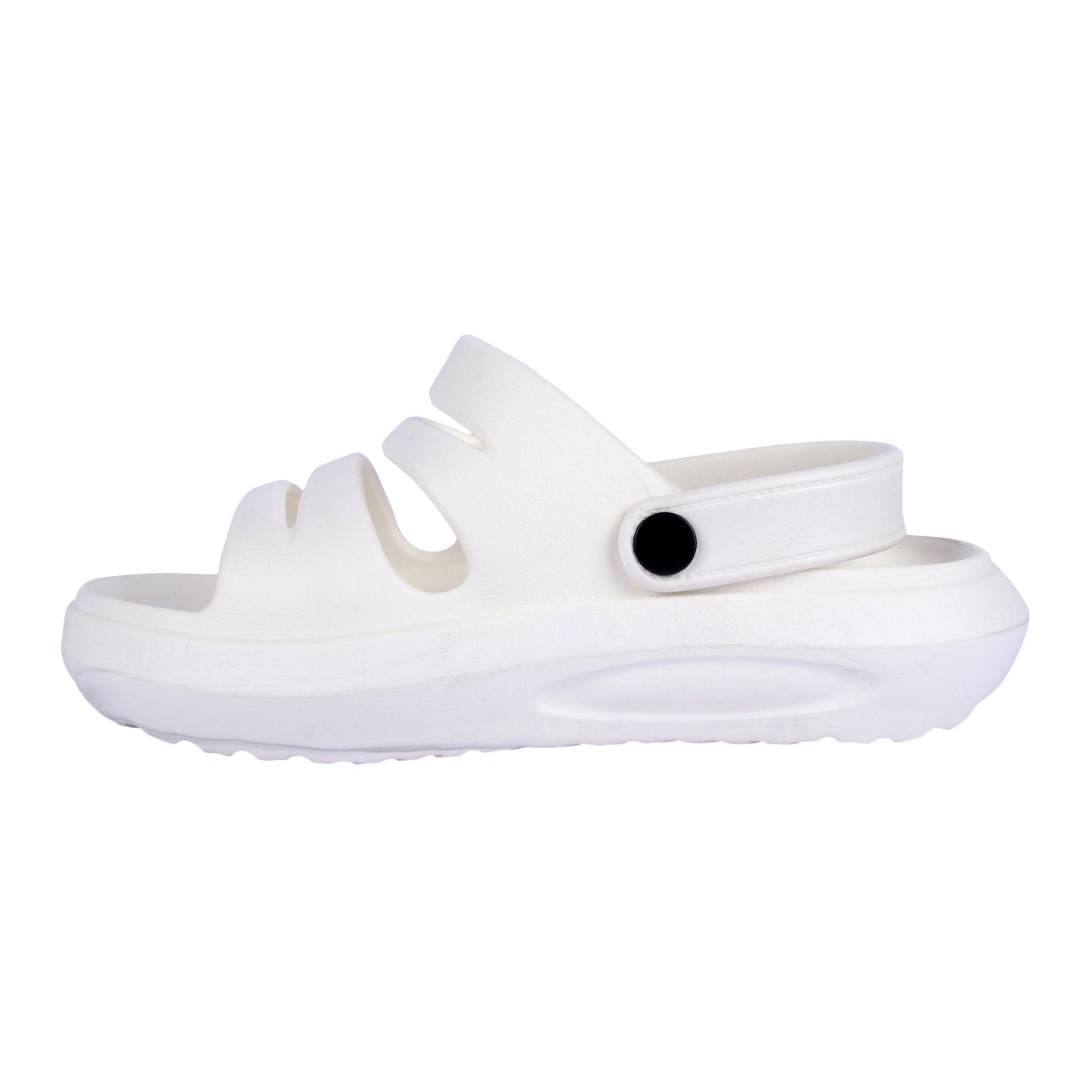 Vrino Daisy Ultra Soft Lightweight EVA Sandals for Women & Girls – White