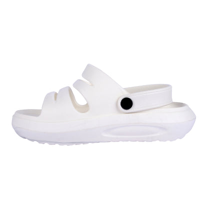 Vrino Daisy Ultra Soft Lightweight EVA Sandals for Women & Girls – White