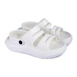 Vrino Daisy Ultra Soft Lightweight EVA Sandals for Women & Girls – White