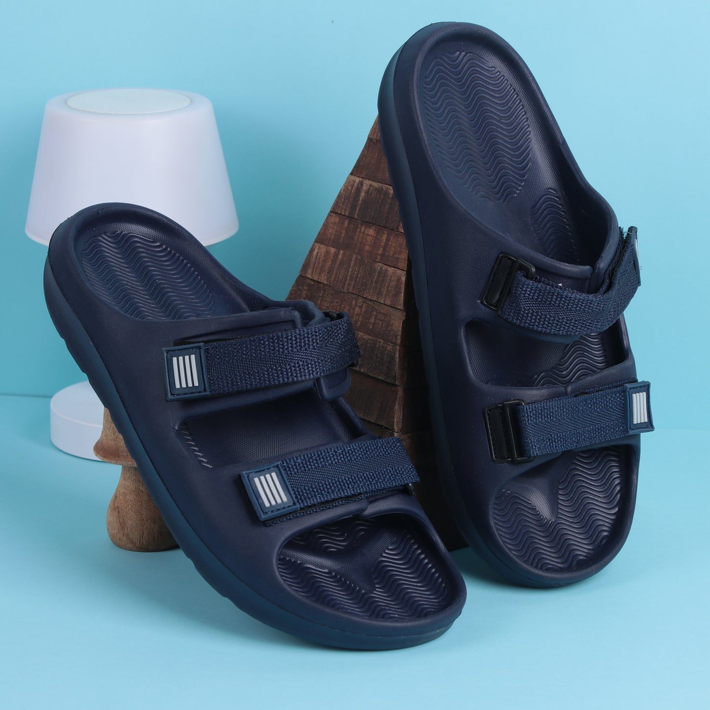 Vrino Major Ultra Soft Lightweight EVA Sandals for Men – Navy Blue