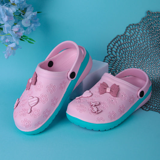 Vrino Flora Ultra Soft Lightweight EVA Clogs for Women & Girls – Pink Sky