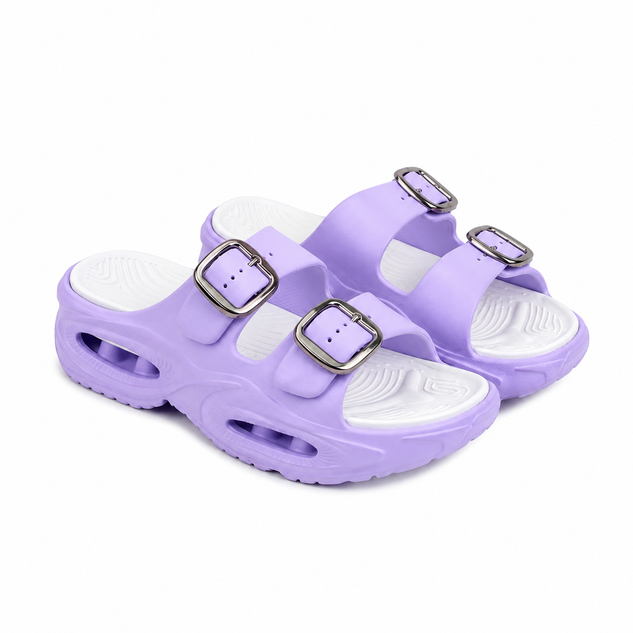 Vrino Socker Ultra Soft Lightweight EVA Sandals for Women & Girls – Purple
