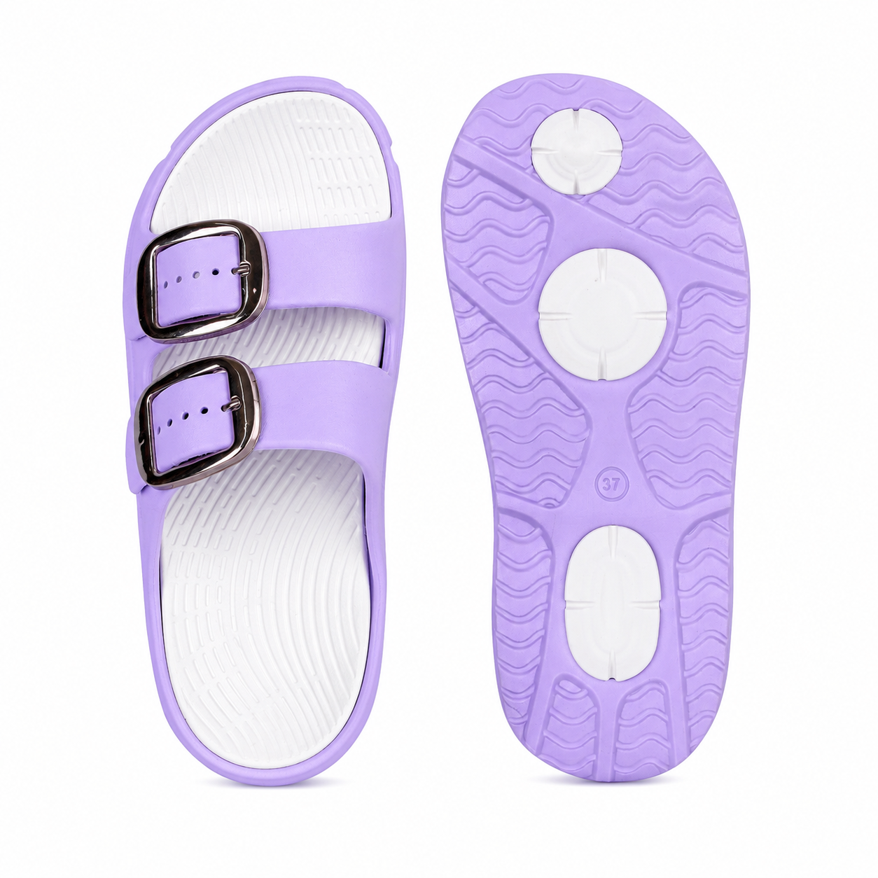 Vrino Socker Ultra Soft Lightweight EVA Sandals for Women & Girls – Purple