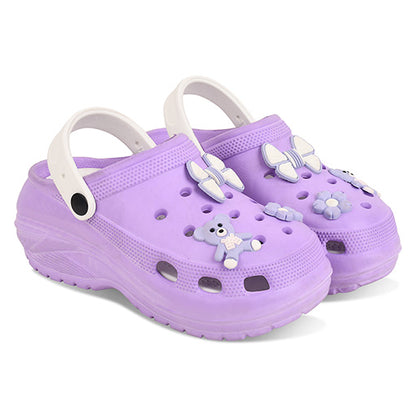 Vrino Barbie Ultra Soft Lightweight EVA Clogs for Women & Girls – Purple White