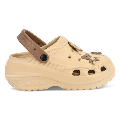 Vrino Barbie Ultra Soft Lightweight EVA Clogs for Women & Girls – Beige Brown