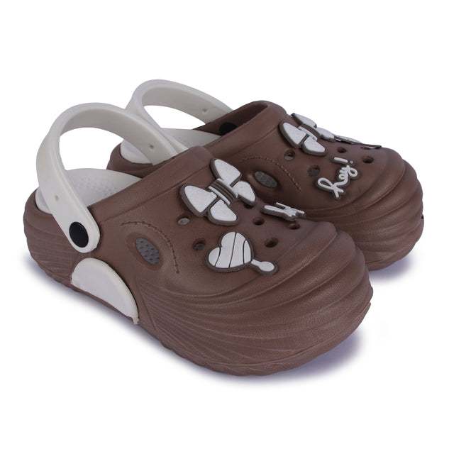 Vrino Queen Ultra Soft Lightweight EVA Clogs for Women & Girls – Brown