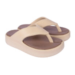 Vrino Jasmine Ultra Soft Lightweight EVA Slippers for Women & Girls – Beige Brown