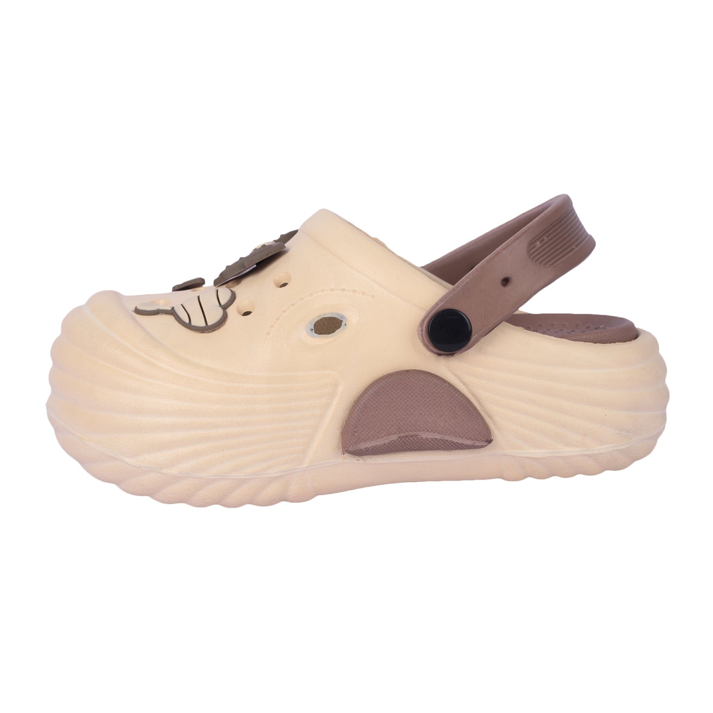 Vrino Queen Ultra Soft Lightweight EVA Clogs for Women & Girls – Beige Brown