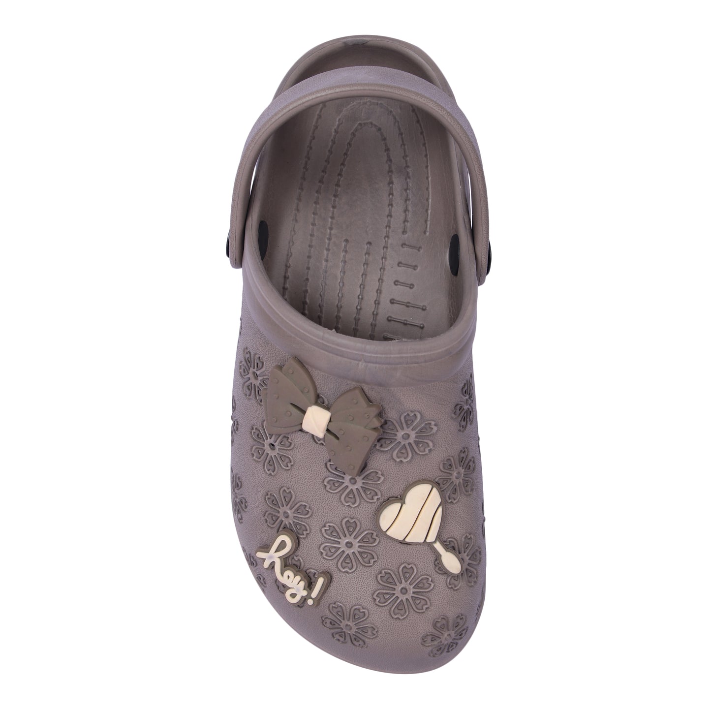 Vrino Flora Ultra Soft Lightweight EVA Clogs for Women & Girls – Brown Beige