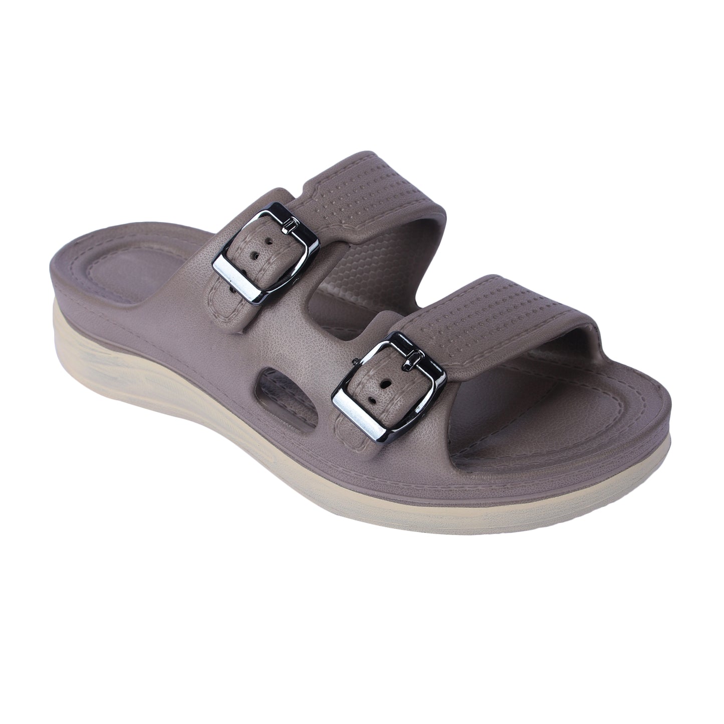 Vrino Alexa Ultra Soft Lightweight EVA Sandals for Women & Girls – Brown Beige