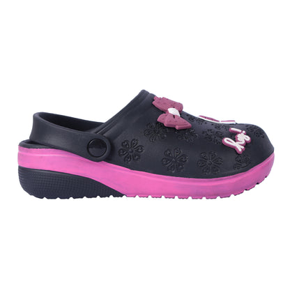 Vrino Flora Ultra Soft Lightweight EVA Clogs for Women & Girls – Black Onion