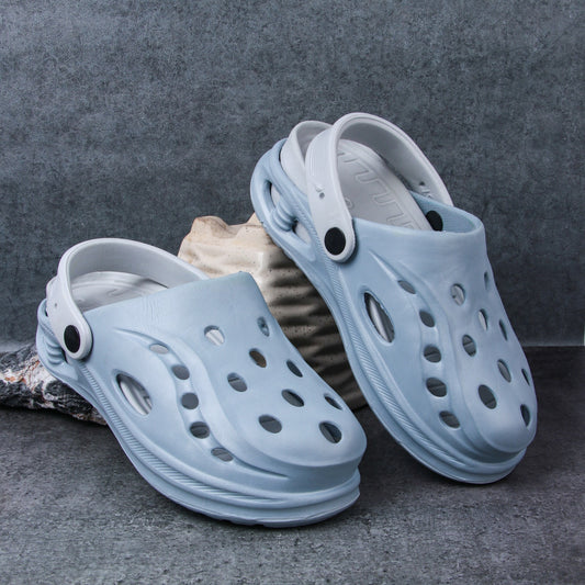 Vrino Bull Ultra Soft Lightweight EVA Clogs for Men – Aqua Grey image 2