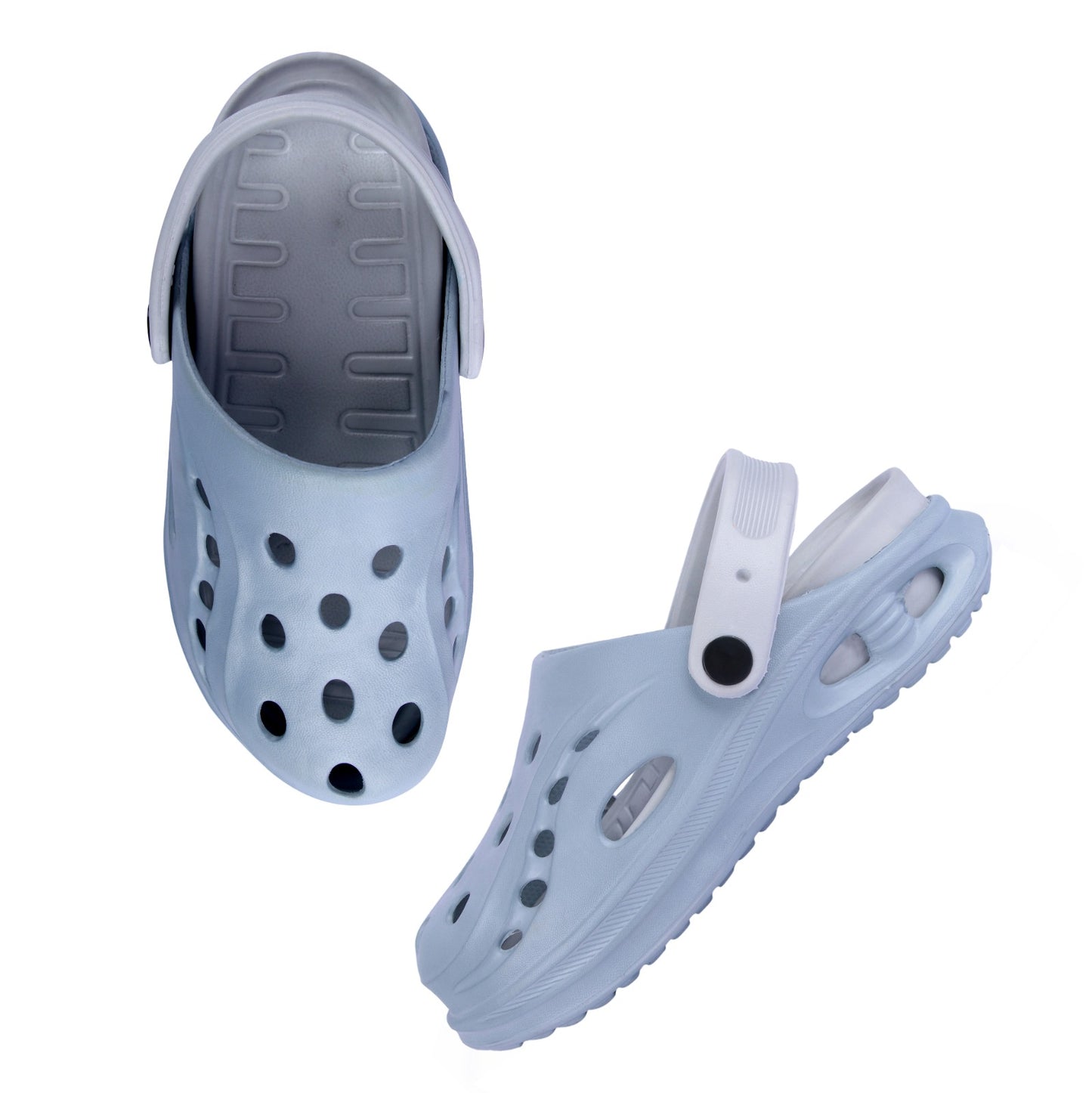 Vrino Bull Ultra Soft Lightweight EVA Clogs for Men – Aqua Grey