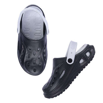 Vrino Bull Ultra Soft Lightweight EVA Clogs for Men – Black Grey