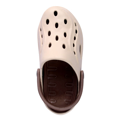 Vrino Bull Ultra Soft Lightweight EVA Clogs for Men – Beige Brown
