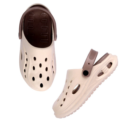 Vrino Bull Ultra Soft Lightweight EVA Clogs for Men – Beige Brown