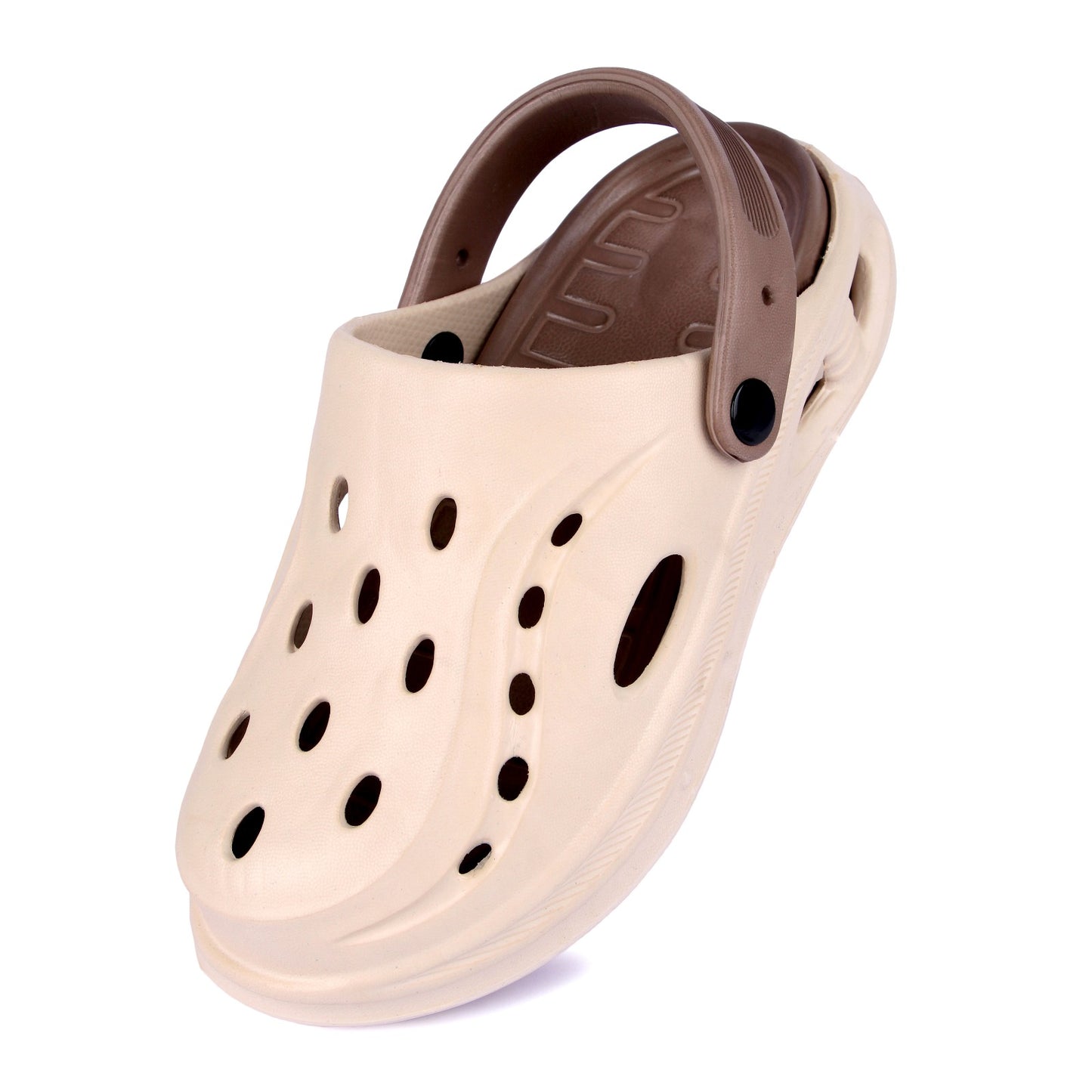 Vrino Bull Ultra Soft Lightweight EVA Clogs for Men – Beige Brown
