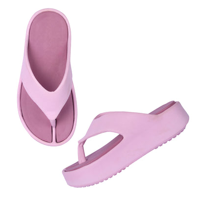 Vrino Jasmine Ultra Soft Lightweight EVA Slippers for Women & Girls – Pink Onion