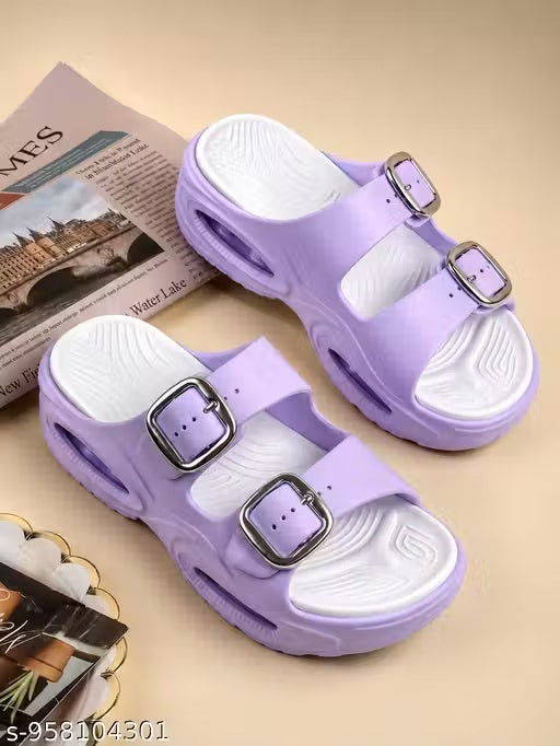 Vrino Socker Ultra Soft Lightweight EVA Sandals for Women & Girls – Purple