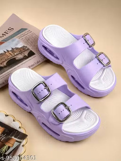 Vrino Socker Ultra Soft Lightweight EVA Sandals for Women & Girls – Purple